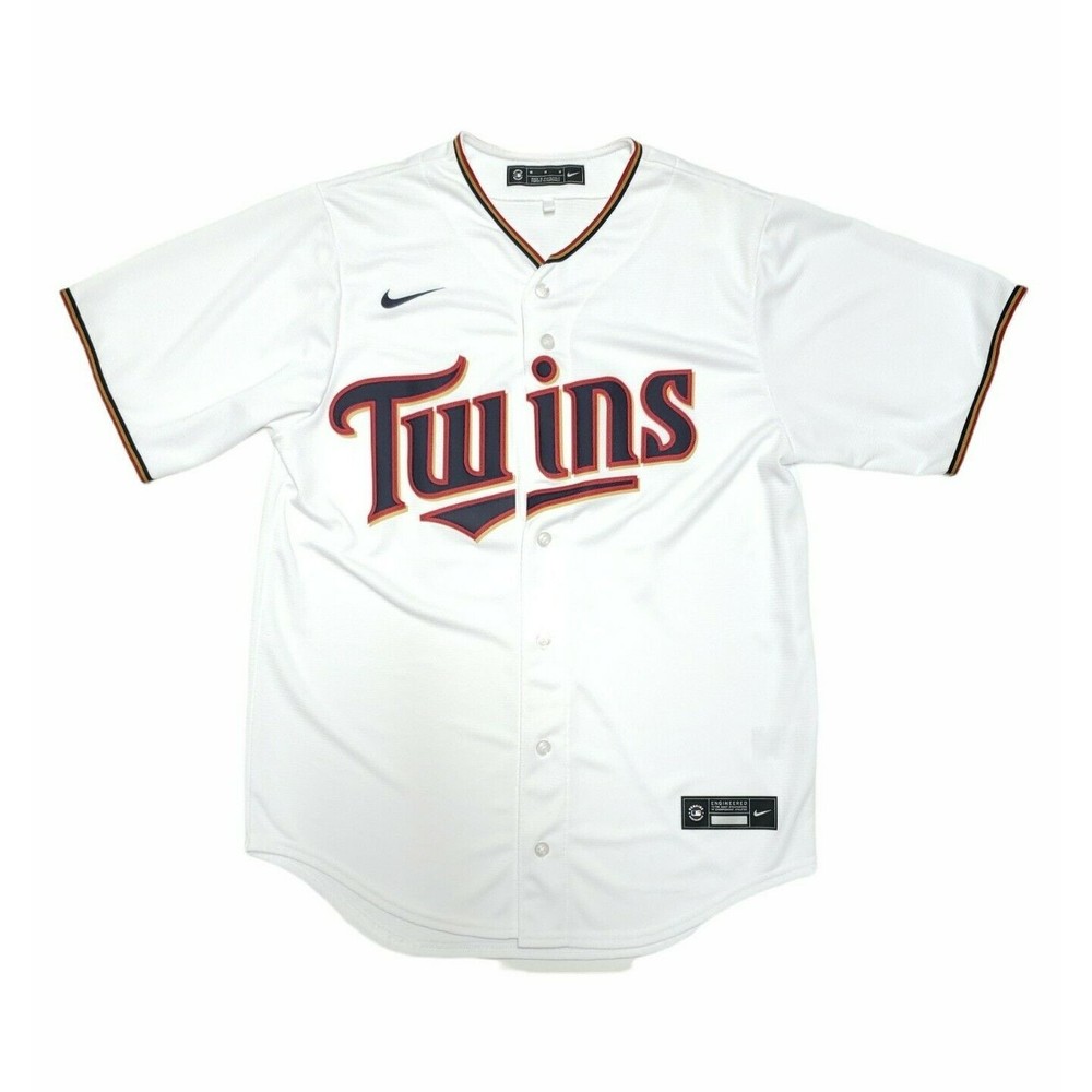 Nike MLB Minnesota Twins Alex Kirilloff #19 White Home Baseball Jersey Medium